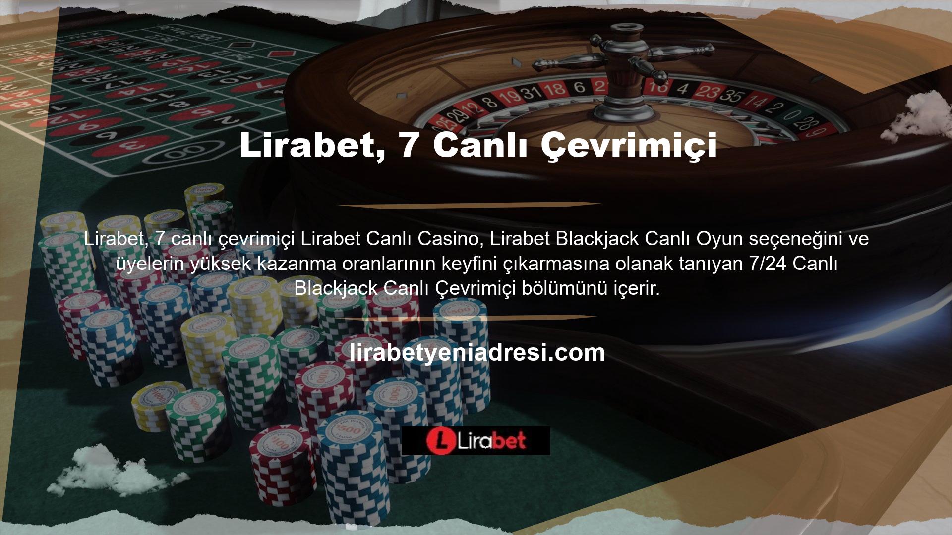 Türkiye'nin en büyük oyun alanına sahip olmanın avantajının yanı sıra blackjack tutkunlarının bir araya gelebileceği yüzlerce canlı yayın bulunmaktadır